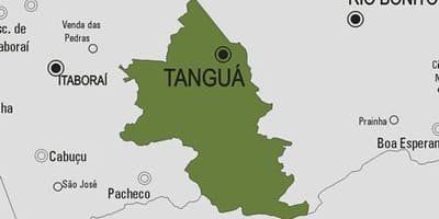 Karte Tanguá pašvaldības