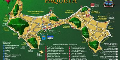 Karte Île de Paquetá